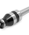 Three Quarters Inch MT2 Crown Revolving Live Center for Wood Lathes with smooth internal ball bearings and durable crown diameter.