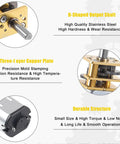Two Pack DC 6V 100RPM N20 Micro Gear Motor With 3mm Shaft Full Metal Gearbox 1 To 1000 Reduction Dope Little Motors
