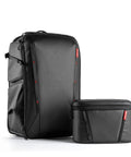 OneMo 2 35L To 45L Camera Backpack With Expandable Storage For 17 Inch Laptop Waterproof DSLR Gear Carrier and bag in black