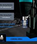 Zinnore Portable Magnetic Drill Press Boasts 2360 Lbf Hold Force And 700 Rpm Speed for high speed coring with 1-3/8in drill.