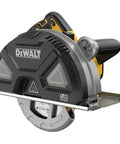 Heavy Duty 18 Volt Cordless Circular Saw Packs A Brushless Motor For Razor Sharp Metal Cutting and ergonomic grip for control.