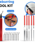 Deburring tool kit with shape blades and handles for All In One 3D Printer Tools Kit for Beginners 40 Pcs FDM Printer Accessories.