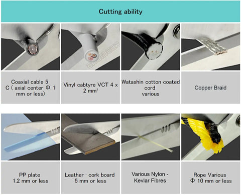 PH 57 8.3 Inch Heavy Duty Combination Scissors Workhorse With Two In One Blades Anti Slip Serrations And U Shaped Tip 210mm Stainless Steel Body for cutting cables, rope, leather, and PP plate