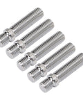 Ultimate 20 Pack Extended Wheel Stud Conversion Kit Fits M12x1.5 With Cold Forged Steel And Zinc Plating To Speed Up Wheel Swaps Safely And Easily On Any Car Using OEM Lug Bolts Or Nuts. 58mm zinc plated steel studs, set of 20