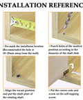 Installation steps for Heavy Duty Concealed Door Pivot Hinges With Bushing For Wood Doors And Cabinets Built To Last