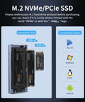 Image showing the Beast Mode 40Gbps M2 Nvme Ssd Enclosure with compatible SSDs for media editing.