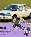 Right Torsion Bar Arm Anchor Bracket For Nissan Xterra And Frontier 1999 2004 V6 Passenger Side Mount Replaces 54210 9Z000 54080 2S600 Durable Suspension Replacement Part, black steel bracket with bolt
