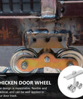 Heavy Duty Steel Sliding Door Track Roller for Industrial Doors And Cabinets, Rust Resistant With Smooth Quiet Operation