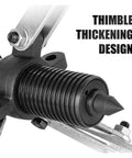 Close-up view of Thimble Thickening Design on Industrial Strength Hydraulic Wheel Bearing Puller for enhanced grip.