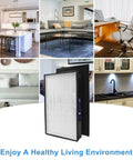 Top Notch Replacement A2 Filter Kit For 3M Filtrete Room A2 Purifiers with post and pre filters in home settings