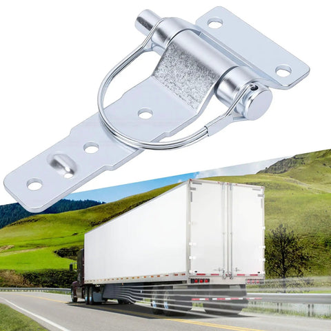 Removable D Type Trailer Hinge For Trucks Vans Caravans And Gate Doors Beefy Heavy Duty Detachable Trailer Door Hinge Hardware For Strong Reliable Connections On Trailers Gates And Horse Trailers, zinc-plated steel