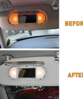Sun Visor Vanity Mirror Cover for Mini Cooper Clubman and Countryman F55 F56 F60 2015 to 2022 3rd Gen Left or Right Side Gray Replacement Fits Perfectly Easy Install Durable ABS Plastic