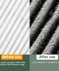Heavy Duty HEPA Vacuum Filter For DCV581H And DCV580H 20V Max Shop Vac 2 Gallon Wet Dry Cleaner Before and After Use