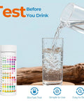 Drinking Water Test Strips Kit 125 Count 16 In 1 Quick Screening For Hardness pH Iron Nitrite Copper Chlorine Lead Carbonate Alkalinity