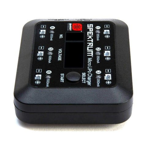 S63 Micro 6 Port LiPo Charger That Lets You Power Up 1S Packs From USB Or Wall Six Independent Outputs Digital LED Display