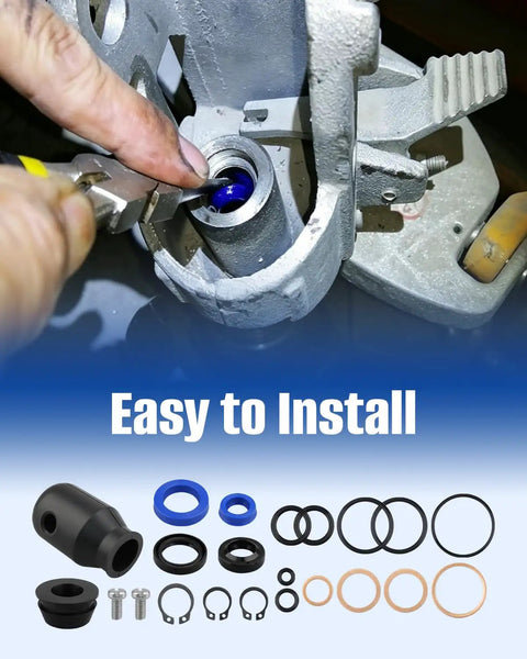 Heavy Duty Hydraulic Jack Seal Kit Straighten Out A Leaking Pump Quick Compatible With Manual Pallet Jack Ram Repair Overhaul Kit TM M J Series Gasket Replacement