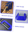 4-Inch Metal G Clamp Desk Mount Quick Woodworking Clamp Beefy Heavy-Duty Tabletop Grip for Carpentry and DIY Projects