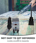 Digital Soldering Iron Station 700W Max With Hot Air Rework Quick Heating Precise Temperature Control