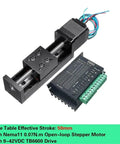 Rock Solid Motorized Slide Table With T Type Linear Guide Rail Stage And Mini Sliding Platform For Dead Nuts Accurate Z Axis Motion Control In Custom Automation Projects with Nema11 stepper motor.