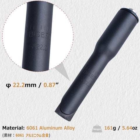 Riser Quill Stem Adapter For 22.2mm, 25.4mm And 28.6mm Forks, 150mm Aluminum MTB Road Bike Handlebar Extender detail view
