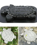 Turtle Shaped Stepping Stone Mold For DIY Garden Paths Reusable Concrete Cement Paver Path Maker Mold For Walkways Lawn Decor
