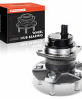 Rear Wheel Bearing And Hub Assembly With ABS For Toyota Corolla Matrix Prius And Pontiac Vibe 2003 to 2008 5 Lug 4 Wheel ABS FWD Only Replacement High Load Capacity