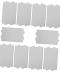 10 Piece Mica Insulation Sheets For Microwave Ovens, Heat Resistant Waveguide Covers, Oil Resistant Mica Plates