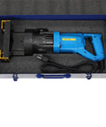 Get Ready To Slash Through Steel Like A Pro With This Bad Boy Power Tool. Heavy Duty Hydraulic Angle Cutter in blue case.