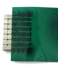 Magnetic Viewing Film For Field Detection, See Magnetic Patterns Visually, 6x6 Inch Sample Size with Nickel Slurry and magnets
