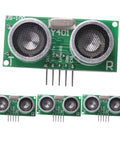 4 Pack US-100 Ultrasonic Sensor Modules With Temperature Compensation DC 2.4V-5V Low Power Consumption Wide Distance Range