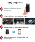 Step-by-step guide to using Bluetooth OBD2 Scanner For Cars With Real Time Diagnostics Read And Clear Engine Fault Codes.