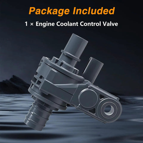 Heavy Duty Engine Coolant Control Valve Crafted From Heat Resistant Pps For Toyota Sienna Camry Avalon Lexus Nx250 Nx300h To Beat The Boil And Swap Oem 16671-25010, showing top view with connectors.