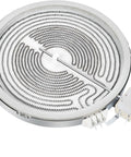 9 Inch Dual Range Radiant Surface Element Replacement for Glass Cooktop, Upgraded WB30X24111, shown in circular metal design