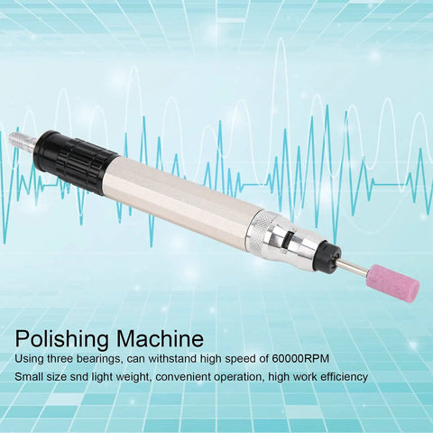 Built Like A Tank Air Micro Die Grinder With Triple Bearing Shaft And Pure Copper Motor Providing Ridiculous 60000 Rpm Spin for precision metalworking.