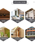 Image shows applicable scenes for No Fuss Corded Landline Telephone Packed With Gotta Have HD Sound, including hotel, room, homestay, clubhouse, elevator, and school.