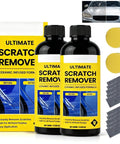 Knock Out Those Stupid Dings With This Legit Quick Fix Car Scratch Remover Paste For Every Paint Color, Includes Heavy Duty Buffing Cloths And Foam Pads For A Flawless Glossy Ride Finish - scratch remover kit with ceramic formula and application pads.