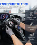 125H Aluminum 6 Hole Short Hub Steering Wheel Adapter Kit Direct Bolt-On Base Connection Fits Lexus IS GS Scion XA XB XD TC 2012 Onward FR-S BRZ Toyota Camry Corolla Matrix Tacoma FJ Cruiser shown being installed in car interior