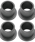 Four Pack Heavy Duty Flanged Bushing Fits Caster Yoke Steering Shaft For Scag Mag 61 72 STH 13 18 20 Sulky Tri Wheel Mower Rig No Sweat Swap Ready Installation, view of bushings showing flanged structure.