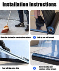 Installation process of Self Adhesive Roof Sealant Tape For Camper Leaks And Concrete Cracks Featuring Sbs Modified Bitumen Waterproof Membrane Roll.