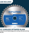 6 1/2 Inch Cordless Circular Saw With Kickass Cold Cut Design For Spark Free Steel Slicing, 20V Brushless Motor, 40T Thin Kerf Blade on display.