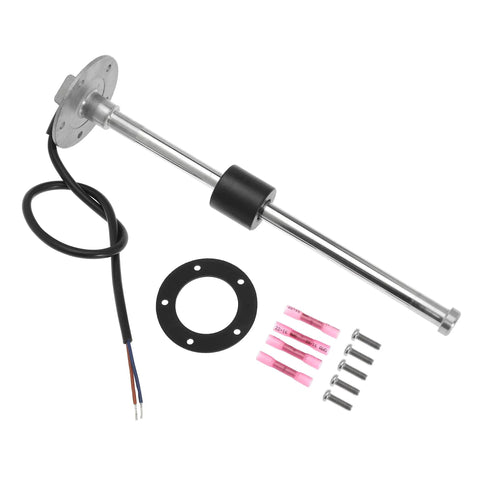 Fuel Tank Sending Unit 240 To 33 Ohms For Marine Boat Auto Truck RV Stainless Steel Gas Sender with accessories, top view
