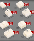 Assorted nylon sockets in 6.3mm Electrical Automotive Wire Connectors Set For Motorcycle And Car Male And Female Socket Plugs
