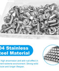 25 Pack M6 Flanged Hex Head Bolts Kit With M6 1 Pitch 16mm Screws Nuts Flat And Spring Lock Washers 304 Stainless Steel Metric Bolt Assortment Fully Threaded Fasteners For Cars And DIY Projects displayed in a plastic container.
