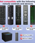 Image showing incompatible remotes and devices for Universal Voice Remote Replacement For Fire TV And Smart TVs.