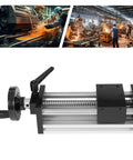 Bad Ass Heavy Duty Manual Sliding Table With Drop Dead Smooth Dual Optical Axis Linear Rail Guide for CNC equipment, showcasing precision and durability.