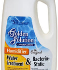 Golden Solutions Bacteriostatic Humidifier Water Treatment For Portable Evaporative Humidifiers, 32 oz bottle, front label view