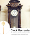 Antique wall clock with durable metal pendulum replacement for wall clocks and DIY timepiece projects visible.
