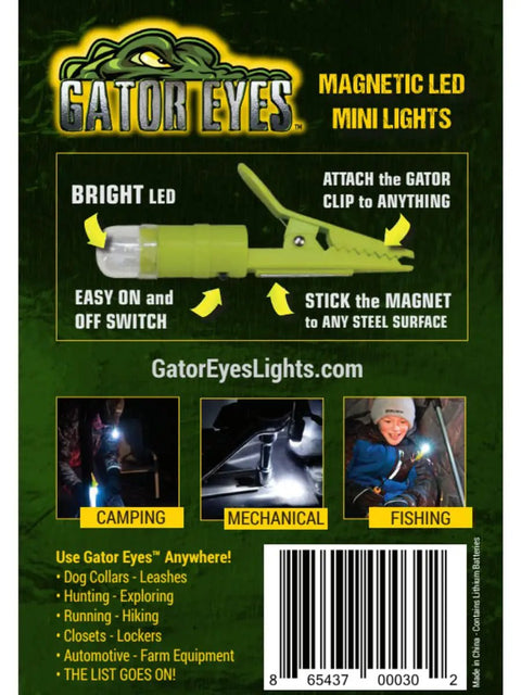 Multi-Use Mini LED Lights 5 Pack With Magnetic Clip And Hands Free Design, Portable Emergency Lighting For Camping, Hiking, Fishing, Hunting, Car Repairs And More