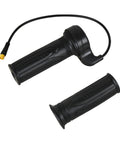 Full Twist Ebike Throttle 3 Pin Universal 12V 72V for Electric Bicycle Scooter, black grips with plug-and-play cable, smooth acceleration