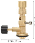 Bunsen Burner Portable Laboratory Gas Burner Brass With Adjustable Air Mix And Gas Flow For Precise Lab Heating And Safe Experiments Pro Grade